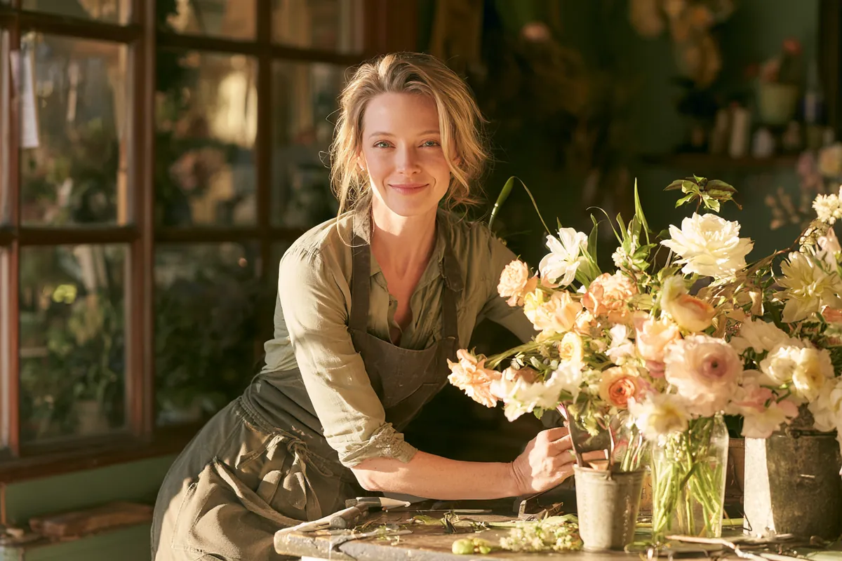 Florist scaling up her shop with the proven-season inventory a $5,000 loan funds