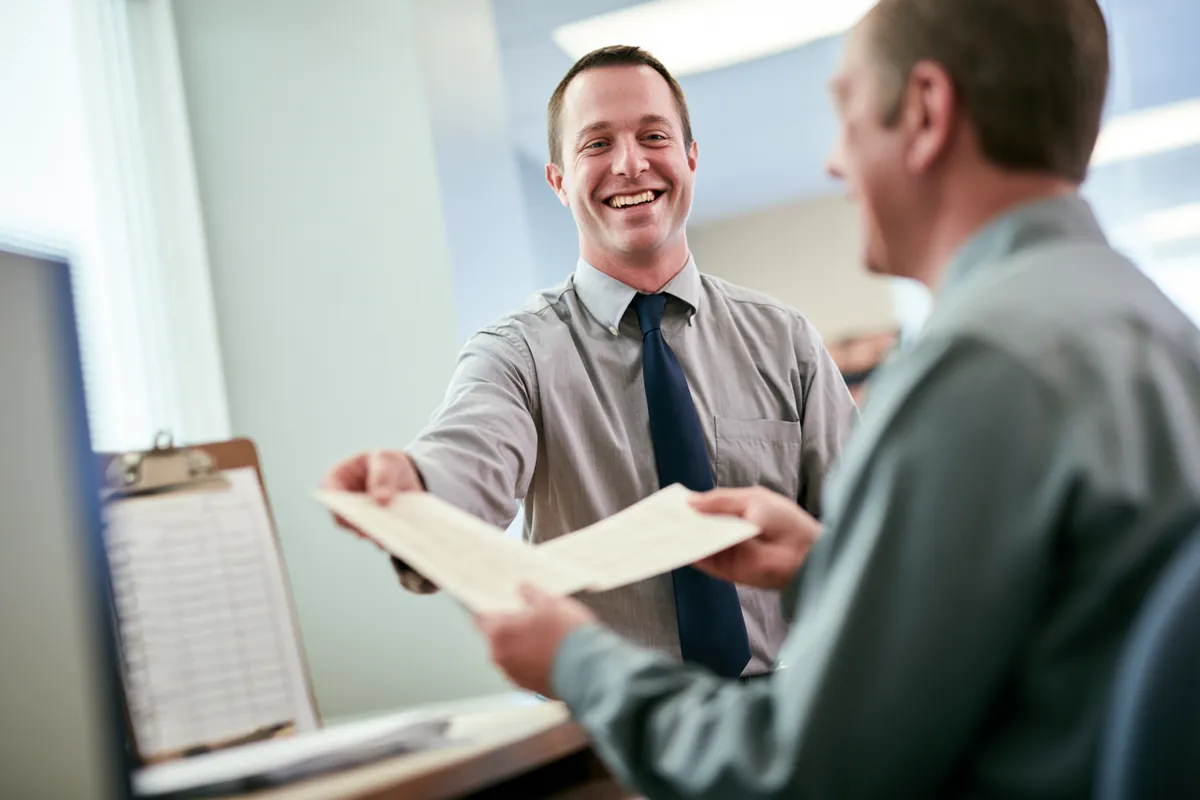 Applicant assembling the short document checklist that personal loan eligibility requires